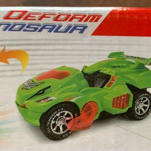 NEW & UNOPENED, Transforming Car Dinosaur, Lights, Sounds, Green/Orange, Age 3+